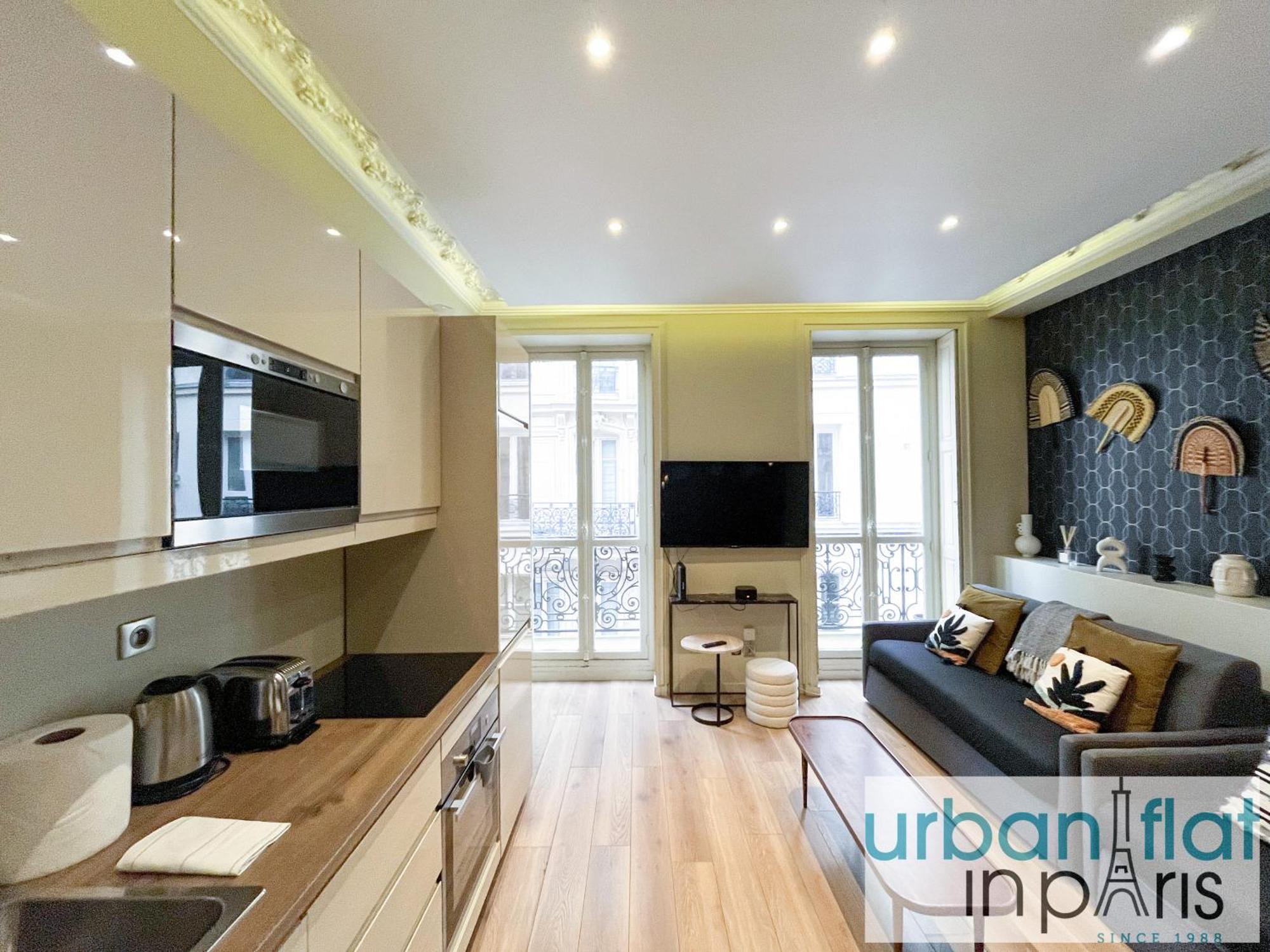 Urban Flat 61 - Pretty 3 Bedrooms In Center Of Appartement Parijs